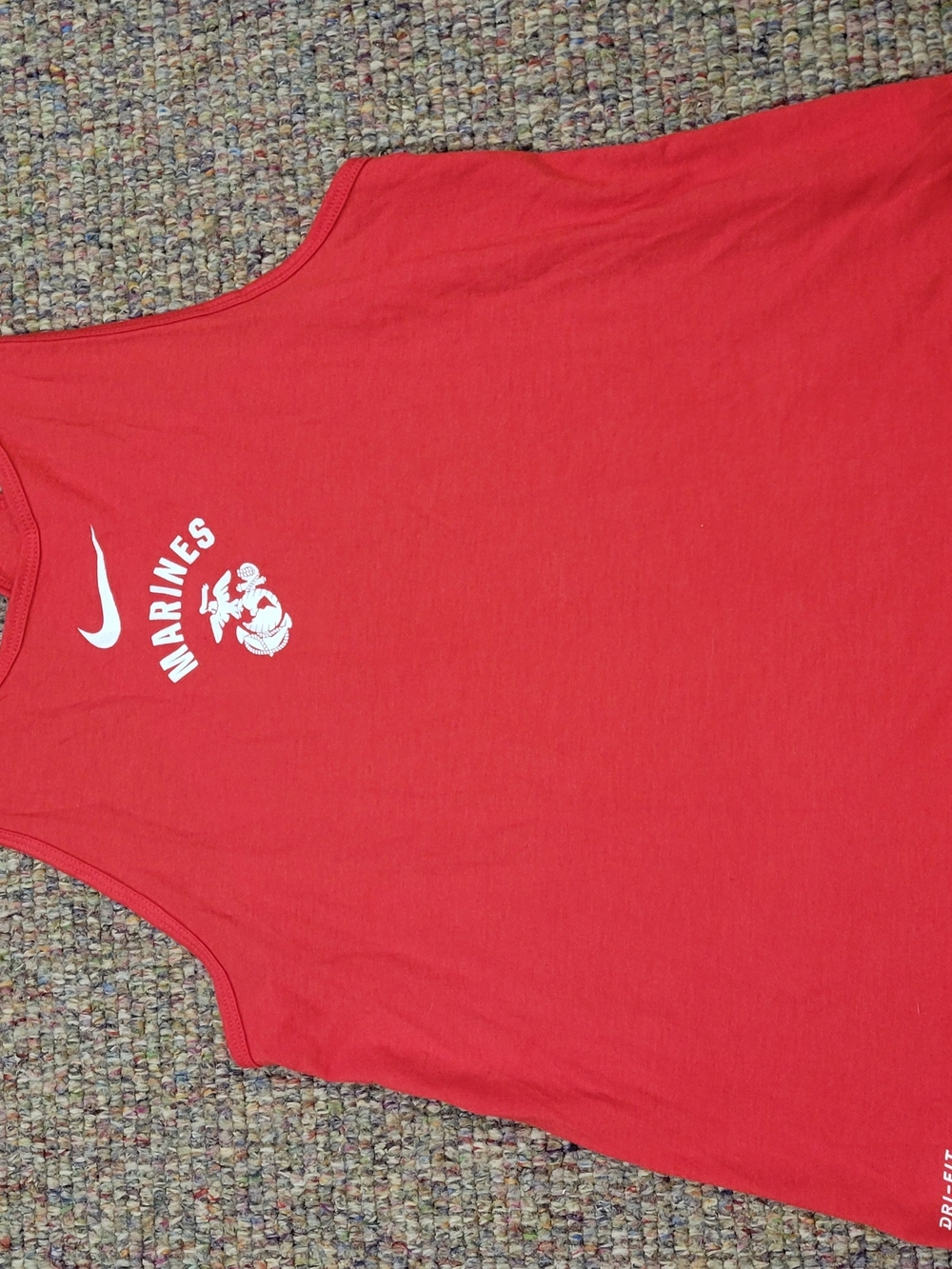 Nike Red Dri-FIT Athletic Tank Top